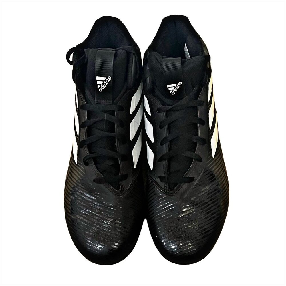 ADIDAS Freak Mid MD Football Cleats Lace Up Sport Ankle Boots Shoes White Straps